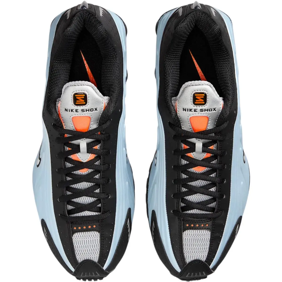 Nike shoes - Nike Shox R4 - Shox - Black/Black/Max Orange/Black 12