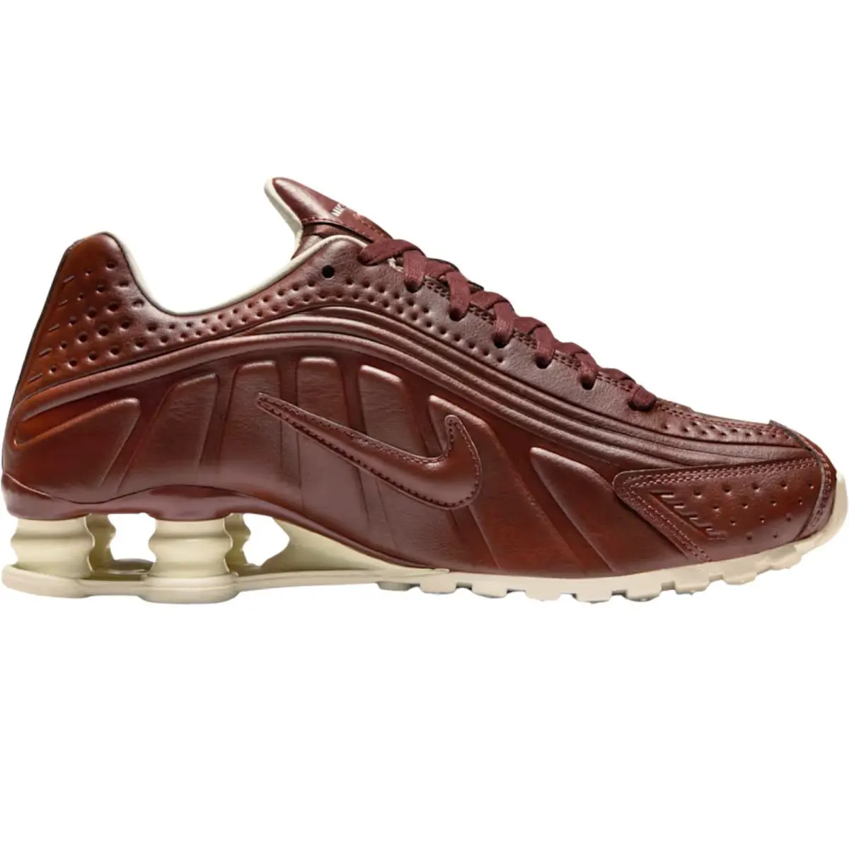 Shox R4 Women Sneaker Shoe Size 6-11 Colors Athletic Casual Dark Pony/Soft Pearl/Pure Platinum/Dark Pony by Nike