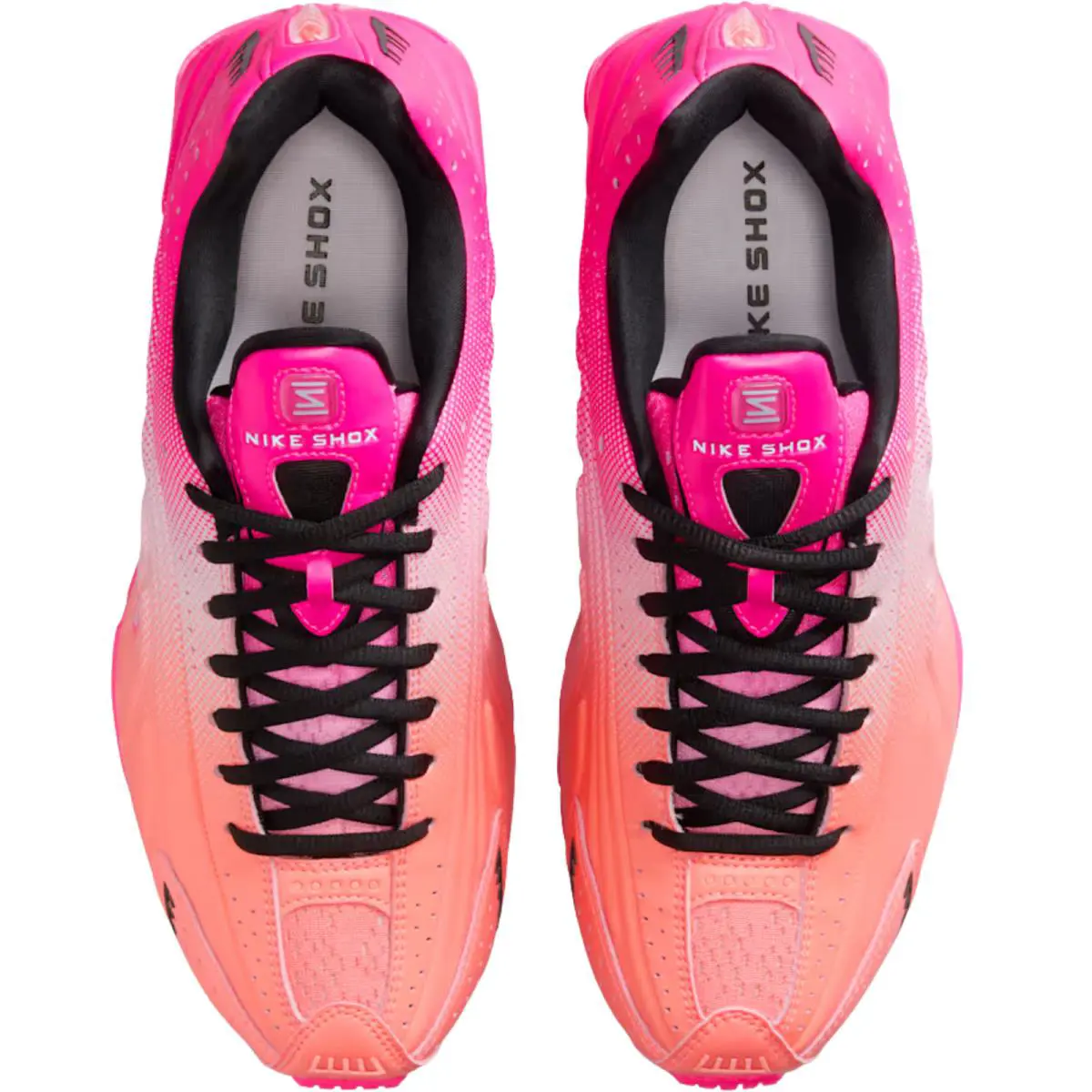 Nike shoes - Nike Shox R4 - Shox - Black/Black/Max Orange/Black 67