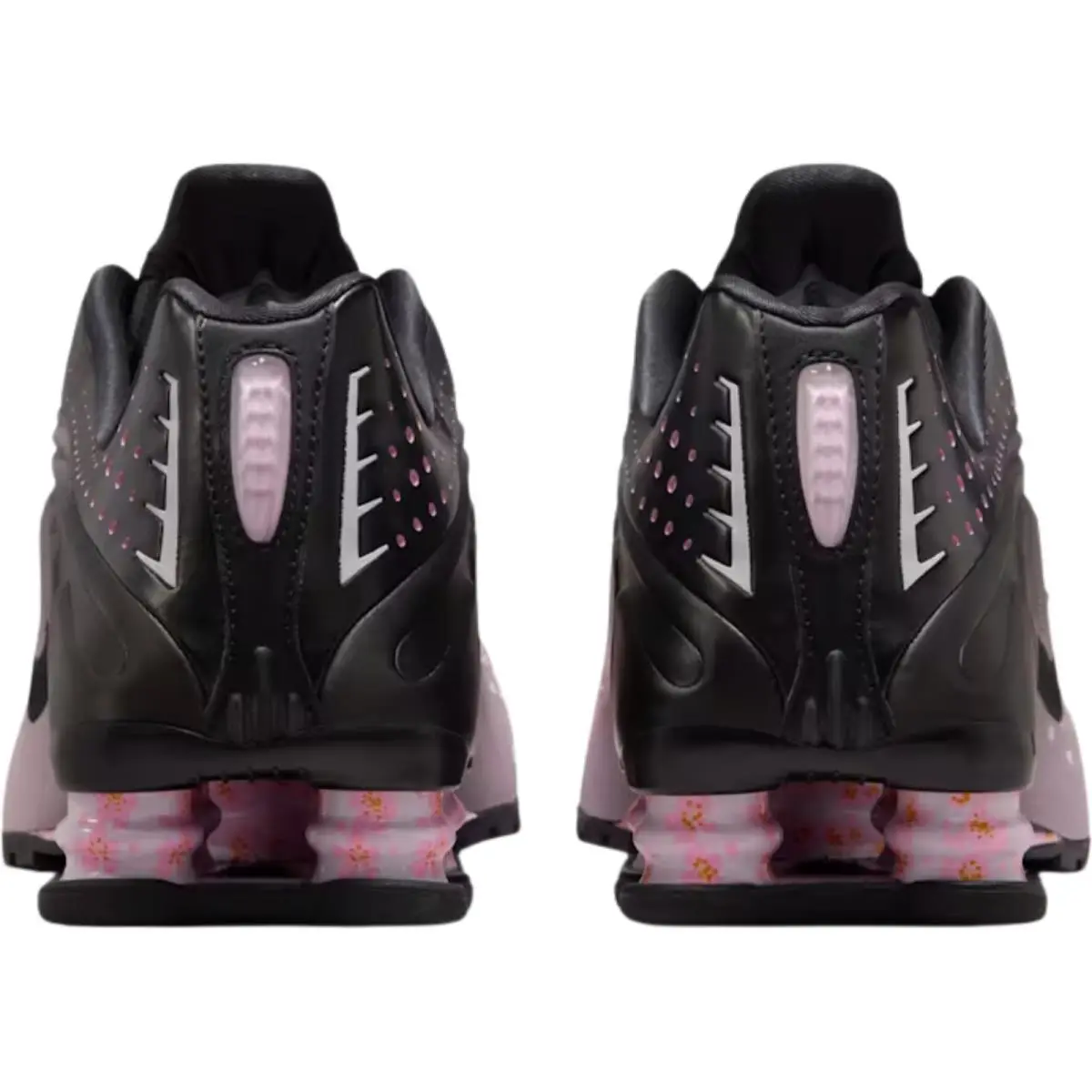 Nike shoes - Nike Shox R4 - Shox - Black/Black/Max Orange/Black 51