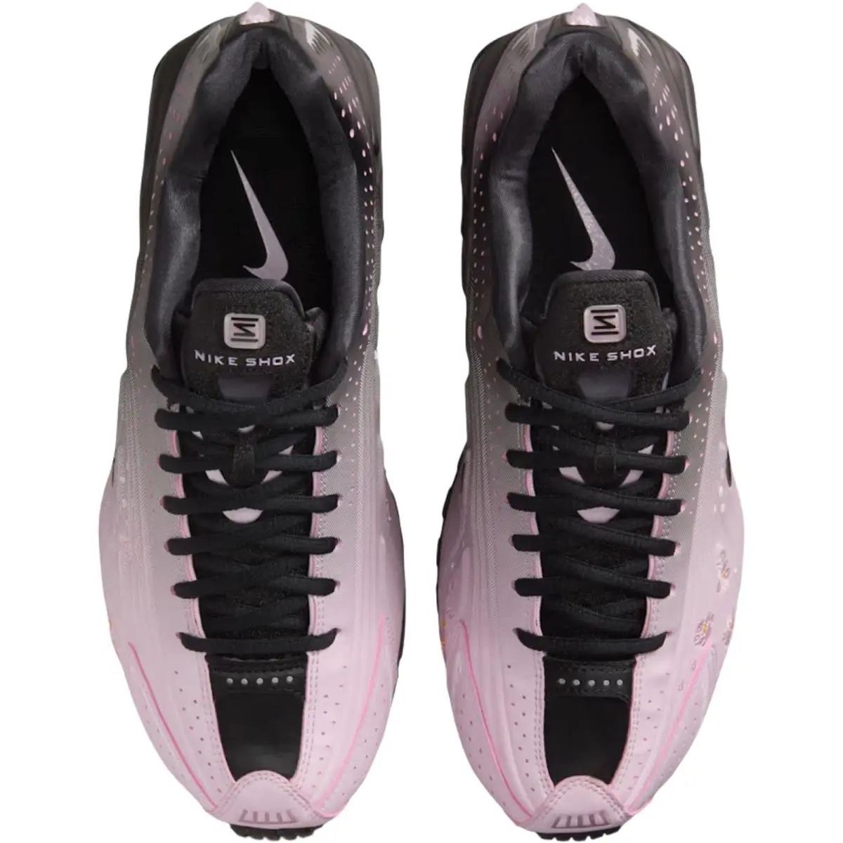Nike shoes - Nike Shox R4 - Shox - Black/Black/Max Orange/Black 52
