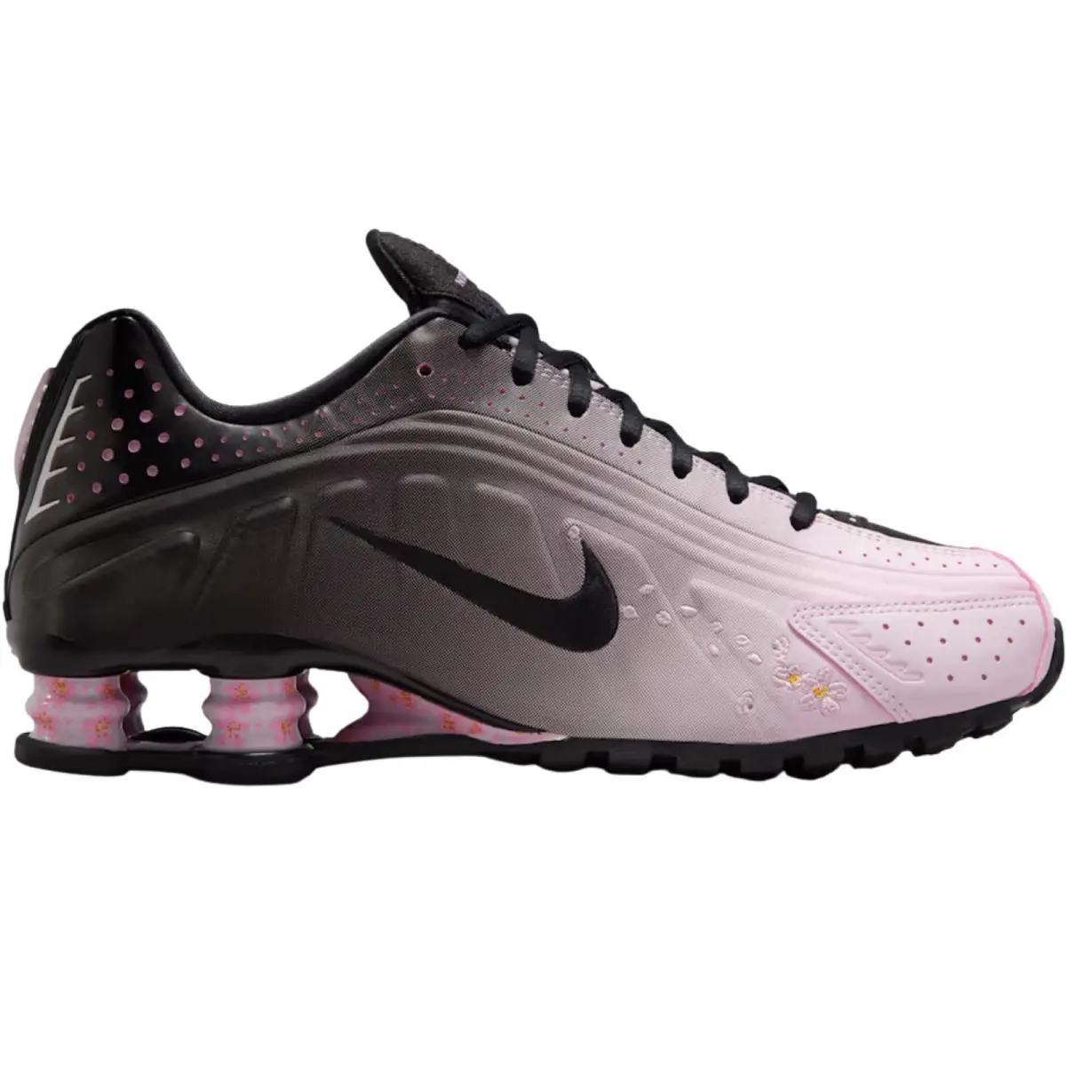 Shox R4 Women Sneaker Shoe Size 6-11 Colors Athletic Casual Regal Pink/Black/Regal Pink/Black by Nike