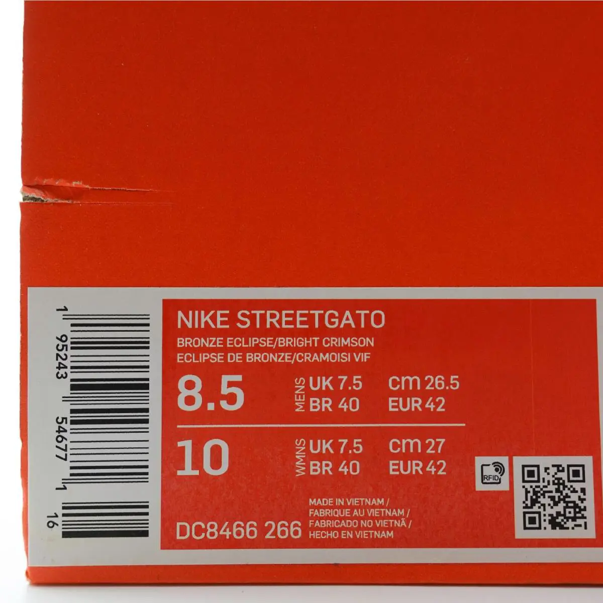 Nike shoes - Street Gato - Street Gato - DC8466 266 - Brown, Red 8