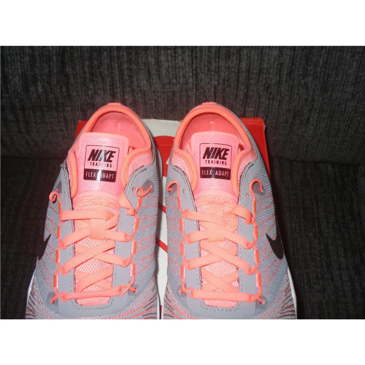 Nike shoes - FLEX ADAPT TR - FLEX ADAPT - 831579 006 - Grey/Orange 0