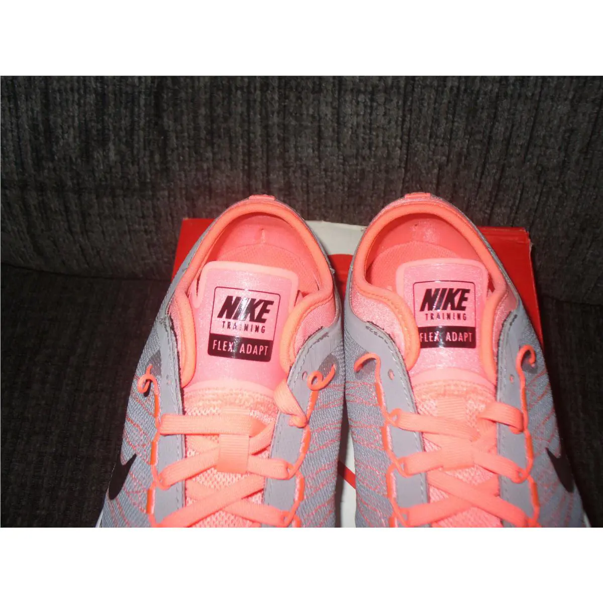 Nike shoes - FLEX ADAPT TR - FLEX ADAPT - 831579 006 - Grey/Orange 4