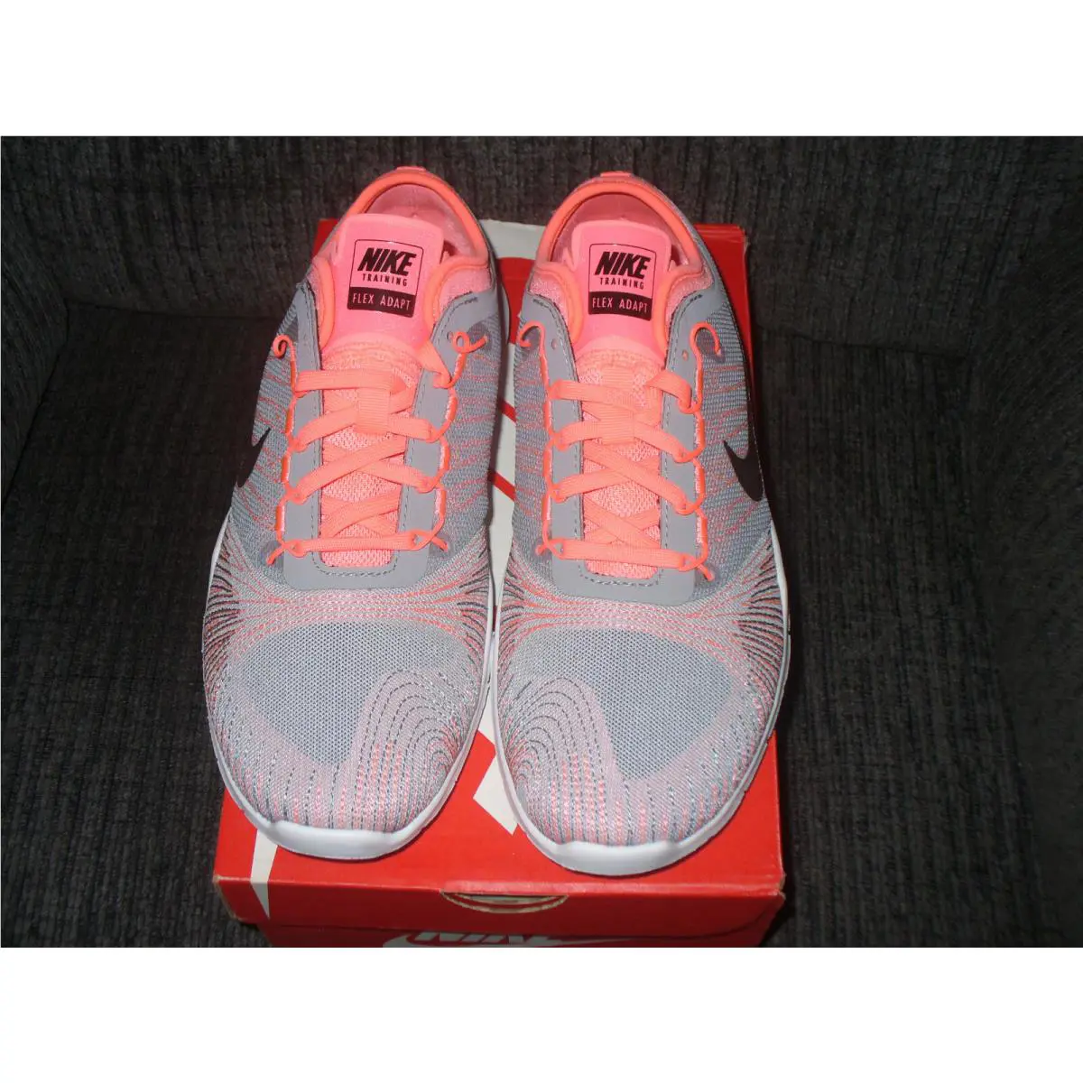 Nike shoes - FLEX ADAPT TR - FLEX ADAPT - 831579 006 - Grey/Orange 9