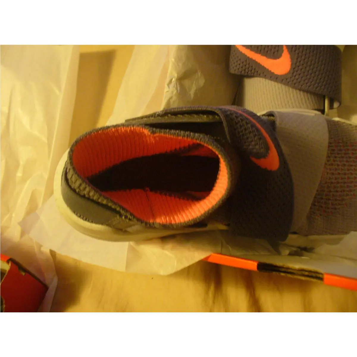 Nike shoes - Nike Free RN Motion - Free Motion - 942841-003 - Grey/Org 4