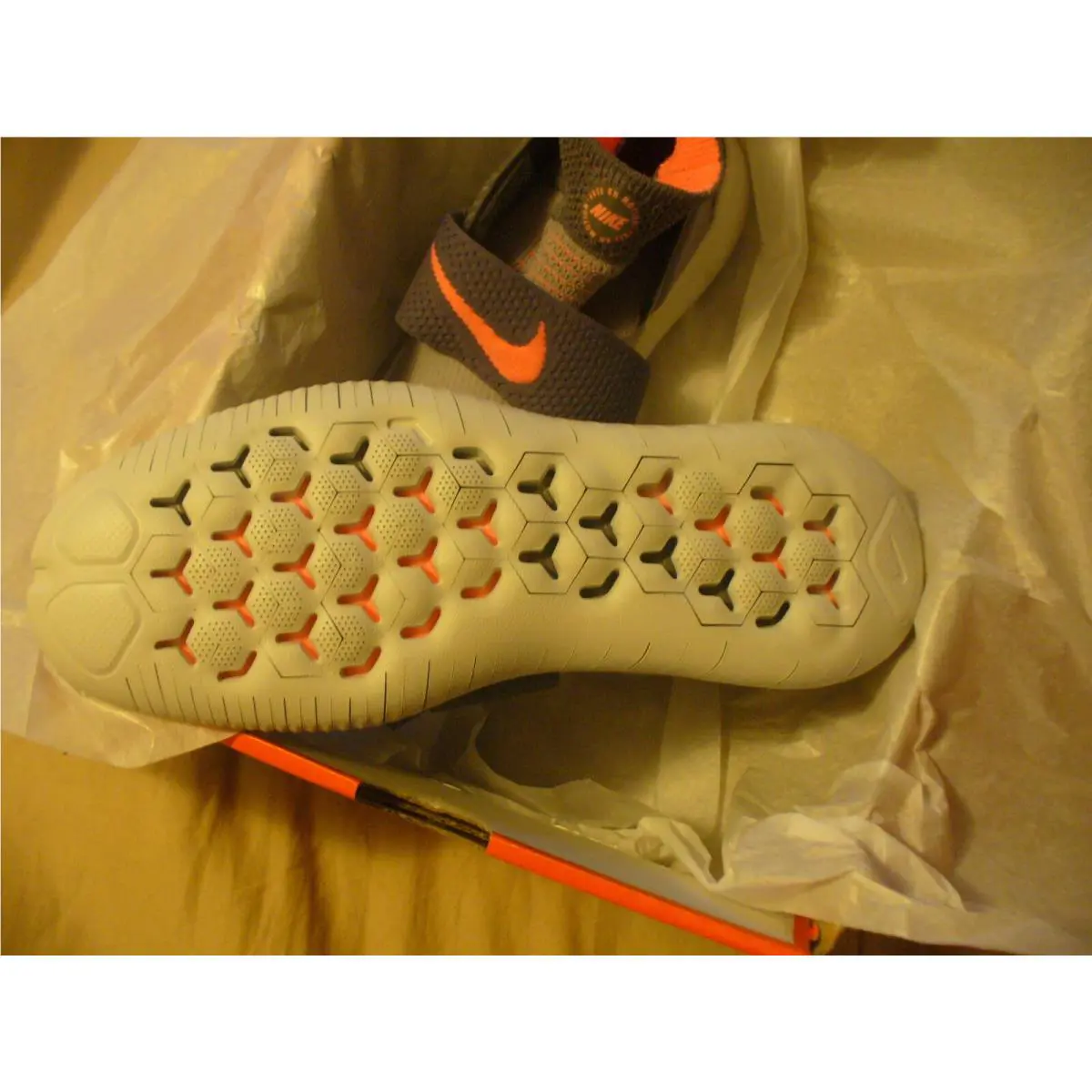 Nike shoes - Nike Free RN Motion - Free Motion - 942841-003 - Grey/Org 5