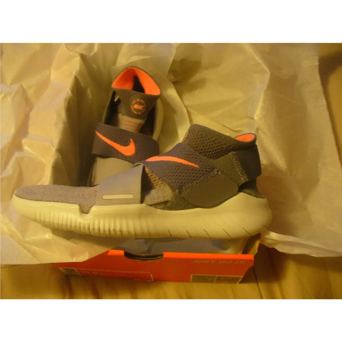 Nike shoes - Nike Free RN Motion - Free Motion - 942841-003 - Grey/Org 6