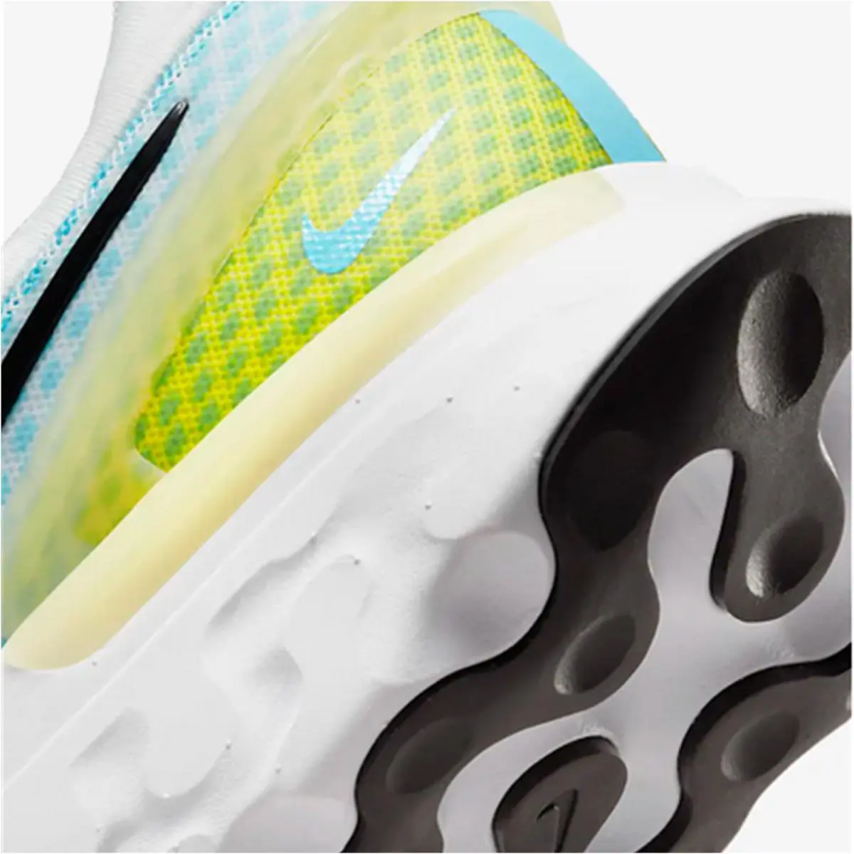 Nike shoes - Nike React Miler 3 - React Miler - DD0490-100 - BLACK/WHITE/BLUE 3