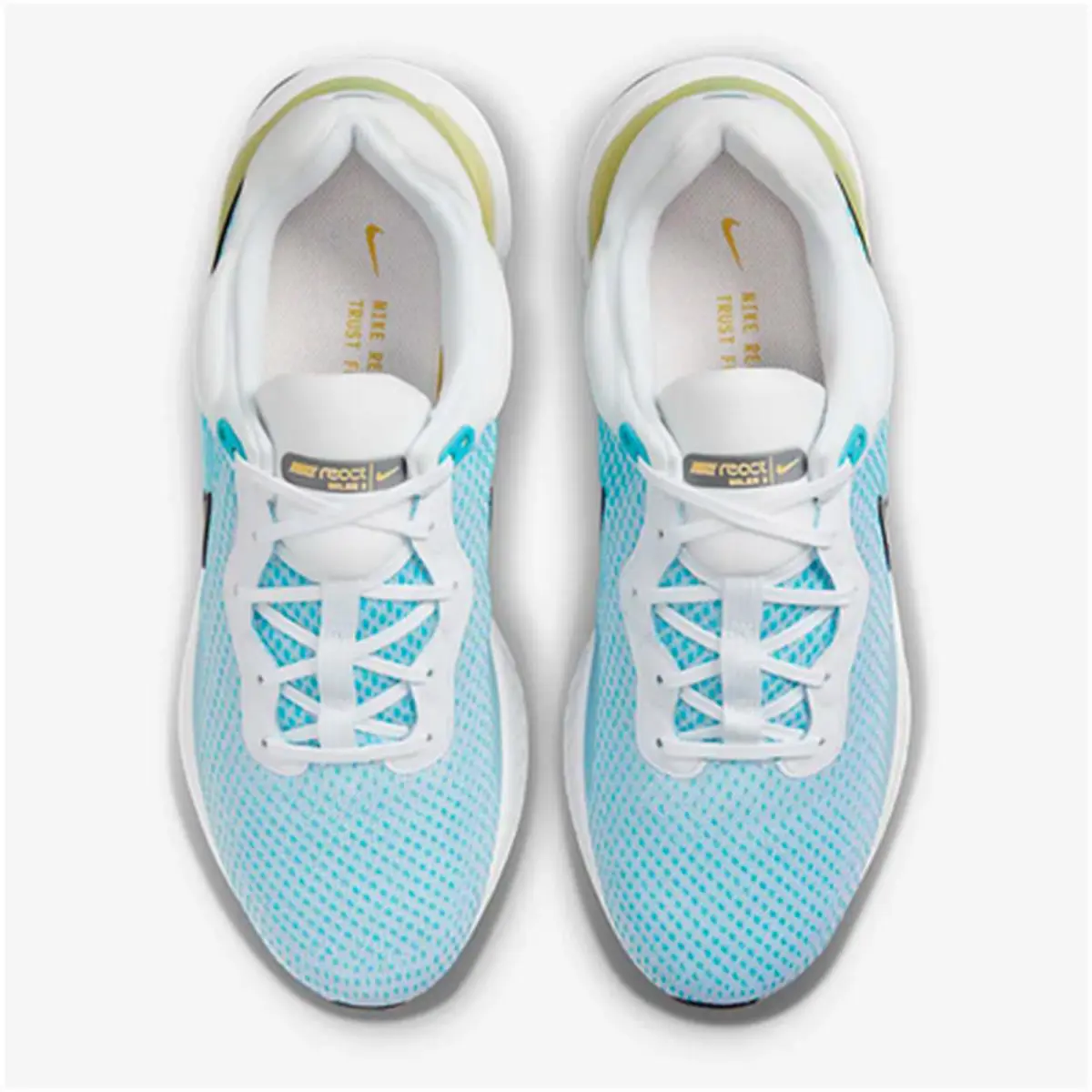 Nike shoes - Nike React Miler 3 - React Miler - DD0490-100 - BLACK/WHITE/BLUE 4