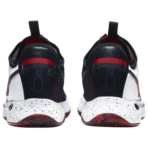 Nike shoes - PG 4 - CD5079-101 - White/University Red/Obsidian 3