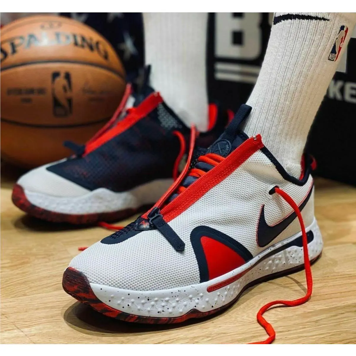 Nike shoes - PG 4 - CD5079-101 - White/University Red/Obsidian 11