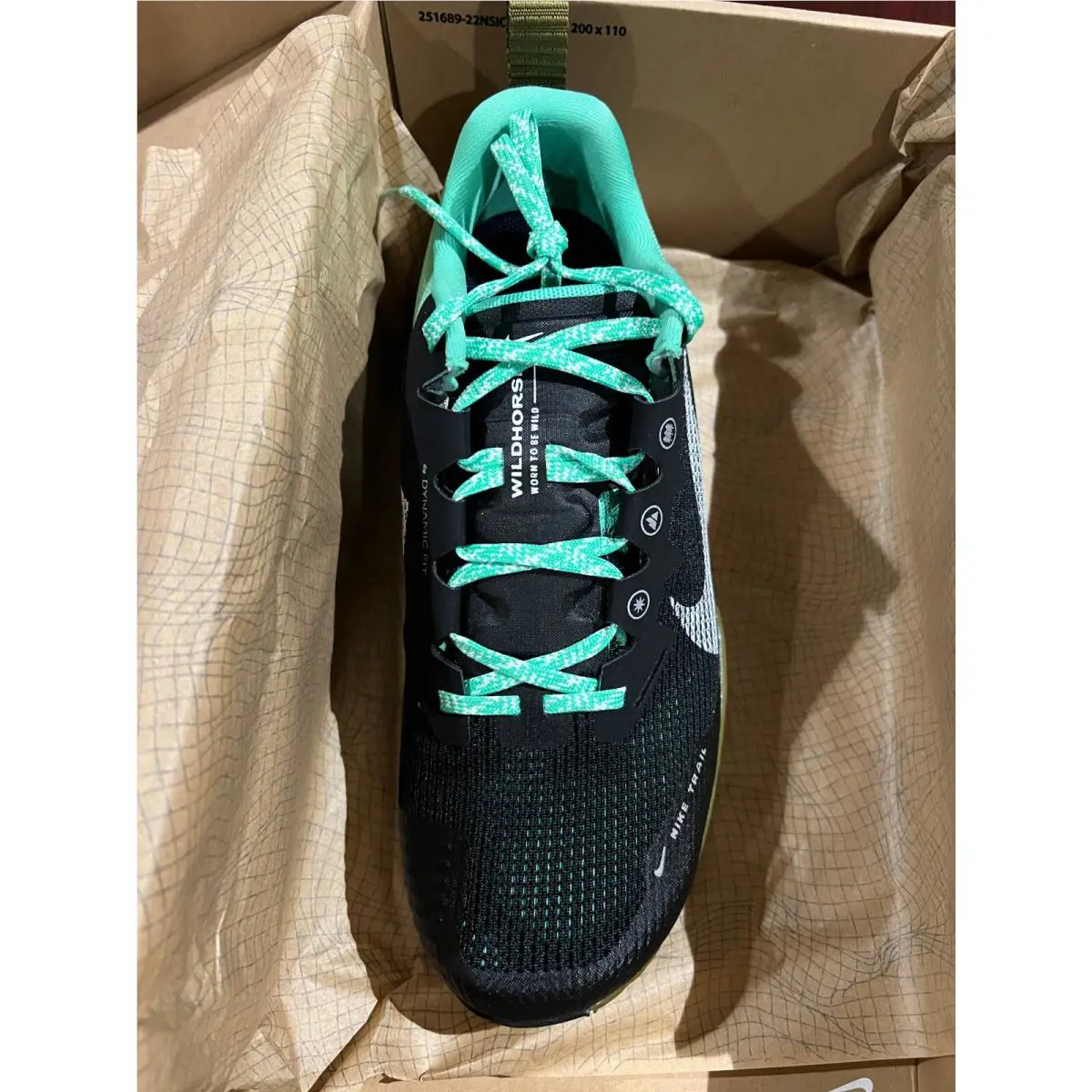 Nike shoes - DR2686 - DR2686 - BLACK/WHITE SPRING GREEN 2