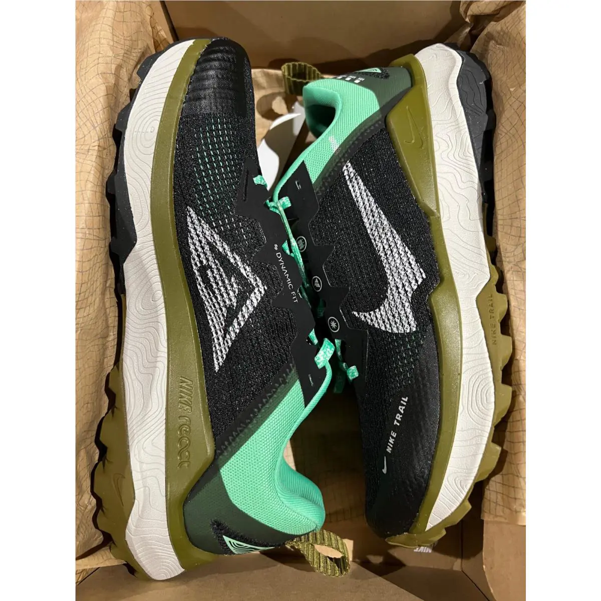 Nike shoes - DR2686 - DR2686 - BLACK/WHITE SPRING GREEN 6