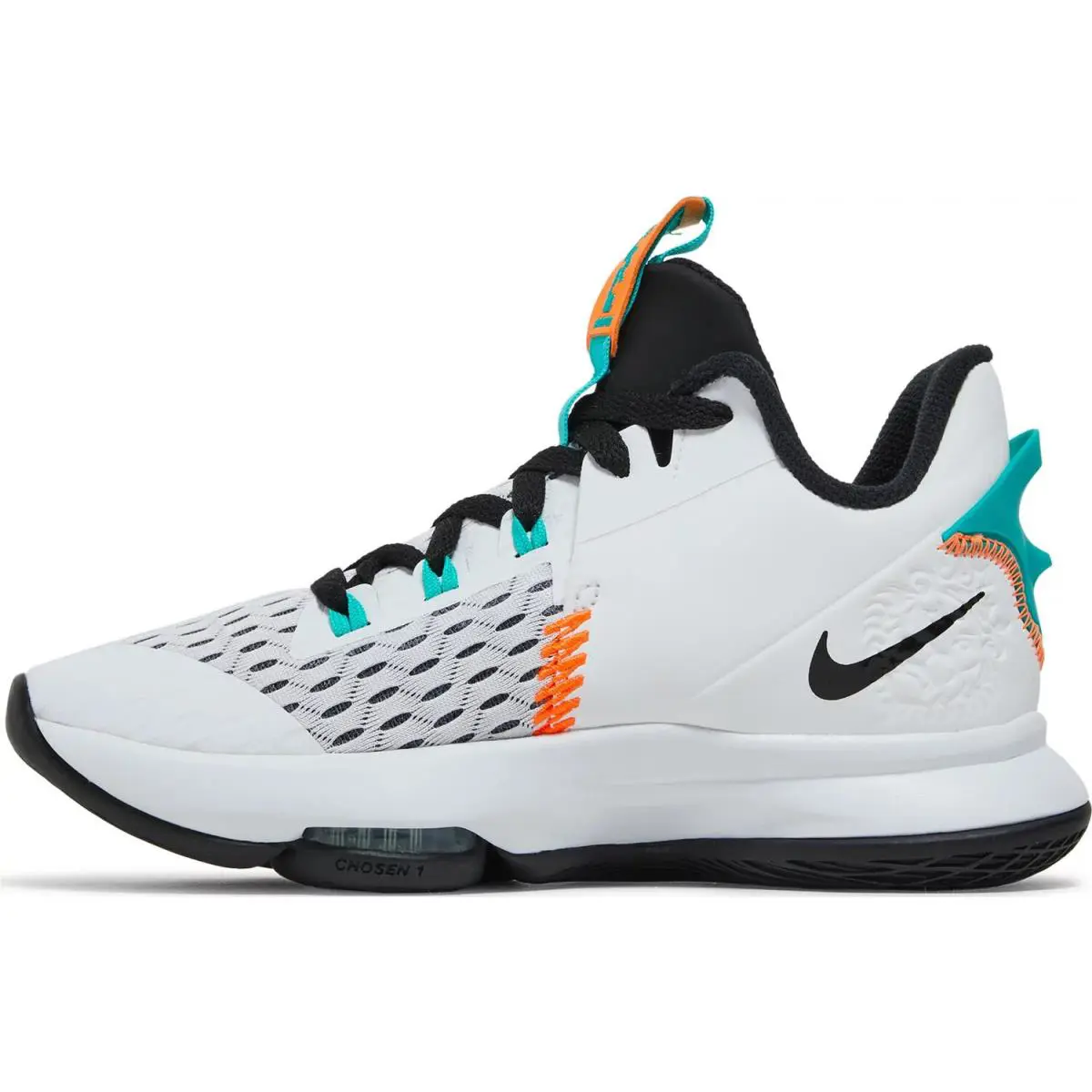 Nike shoes - Nike LeBron Witness - LeBron Witness - CQ9380-102 - White/Clear Jade/Total Orange/Black 2