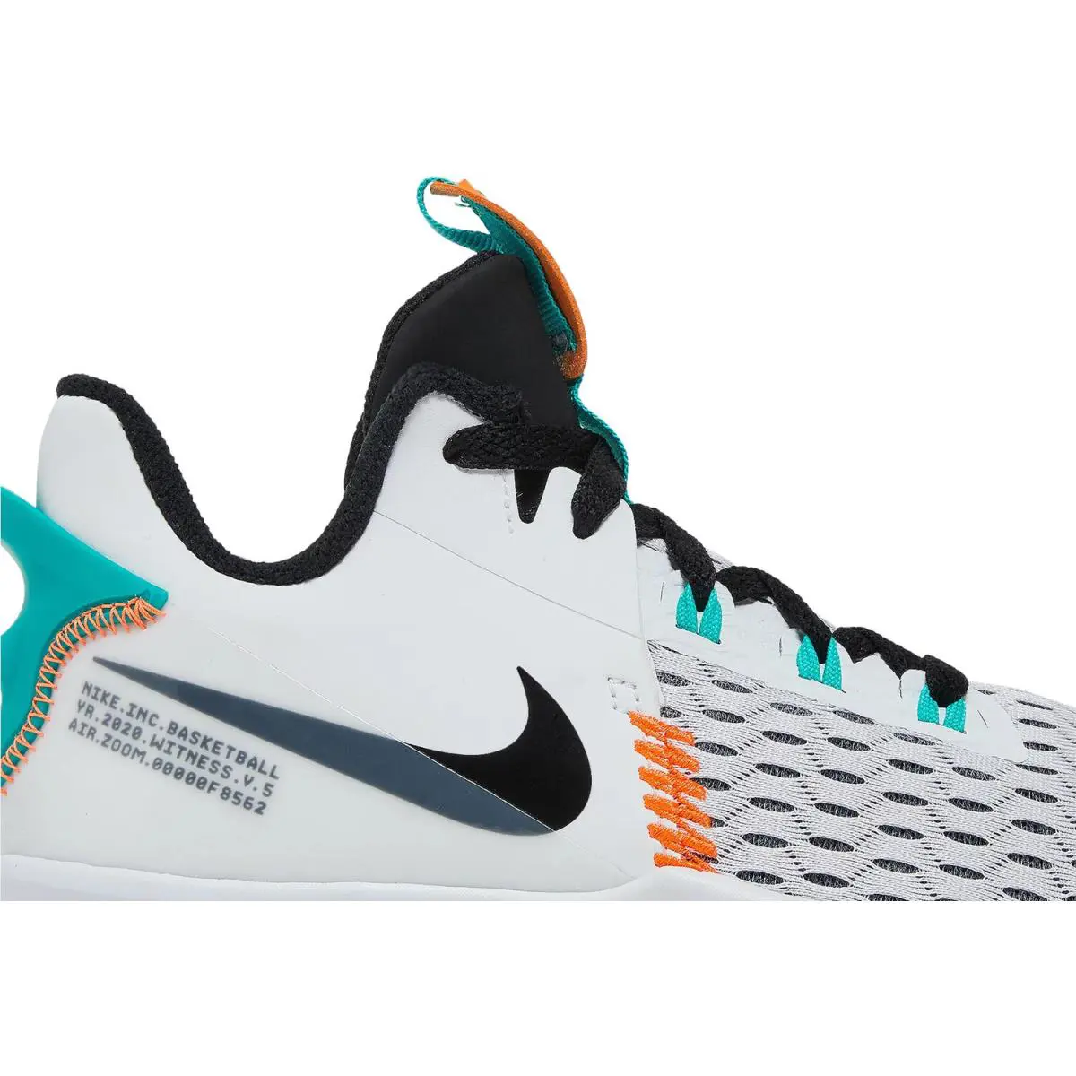 Nike shoes - Nike LeBron Witness - LeBron Witness - CQ9380-102 - White/Clear Jade/Total Orange/Black 1