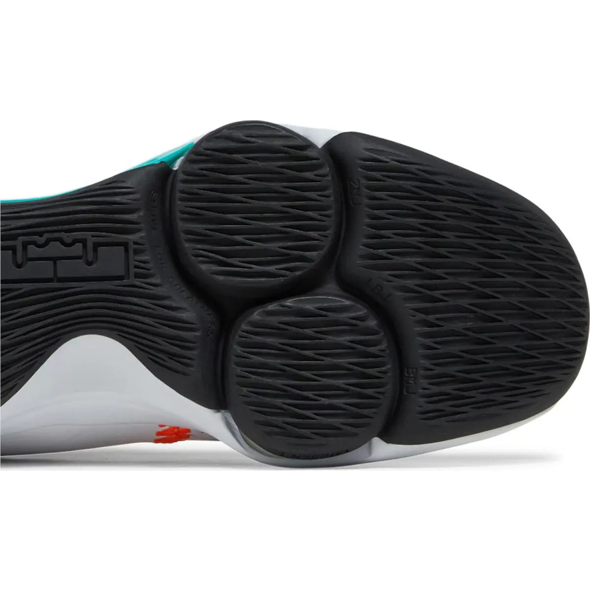 Nike shoes - Nike LeBron Witness - LeBron Witness - CQ9380-102 - White/Clear Jade/Total Orange/Black 4