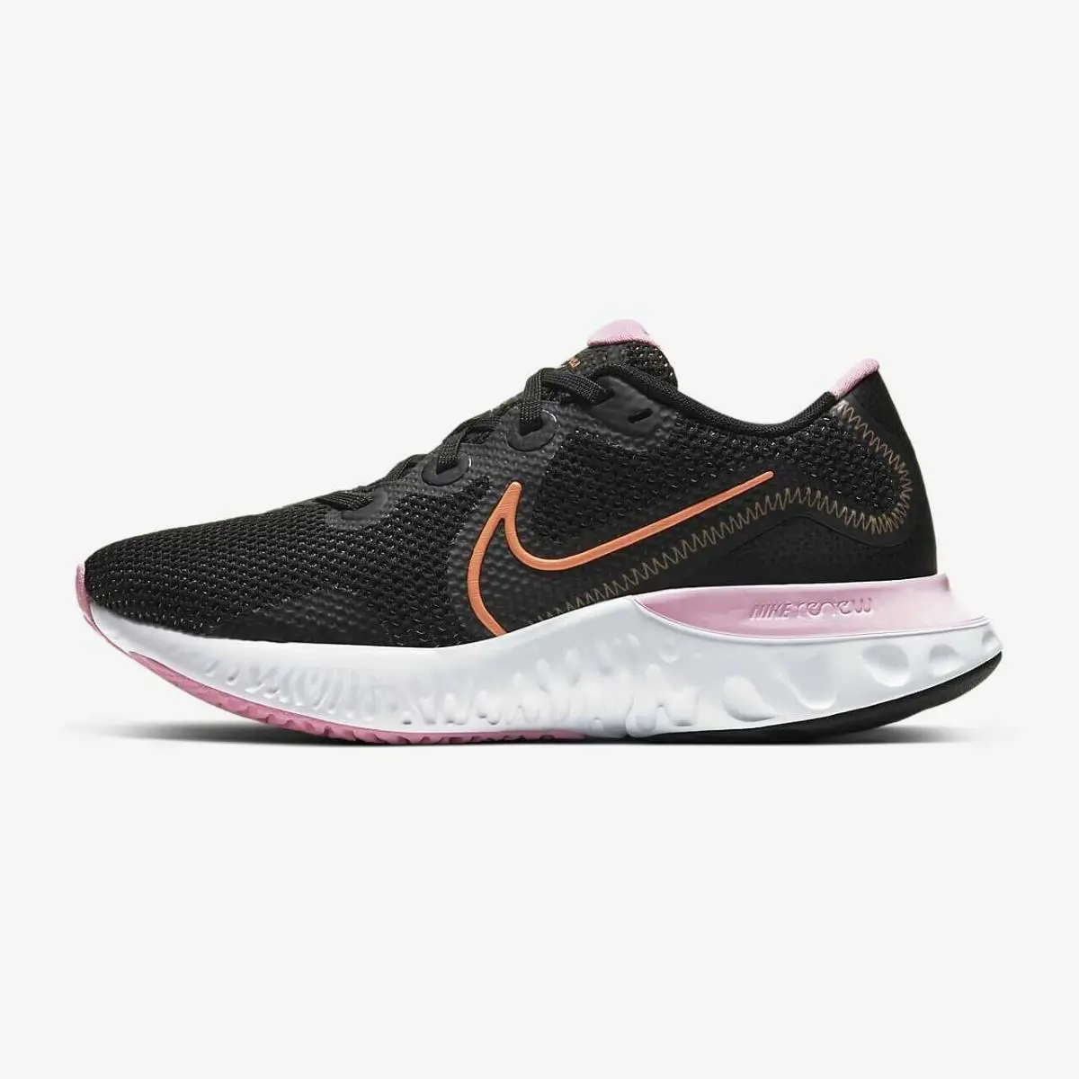 Nike shoes - Nike Renew Run - Renew Run - CK6360-001 - Black/Orange Pulse White Pink