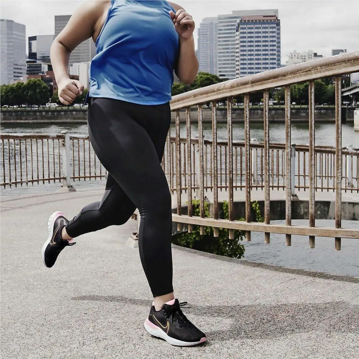 Nike shoes - Nike Renew Run - Renew Run - CK6360-001 - Black/Orange Pulse White Pink
