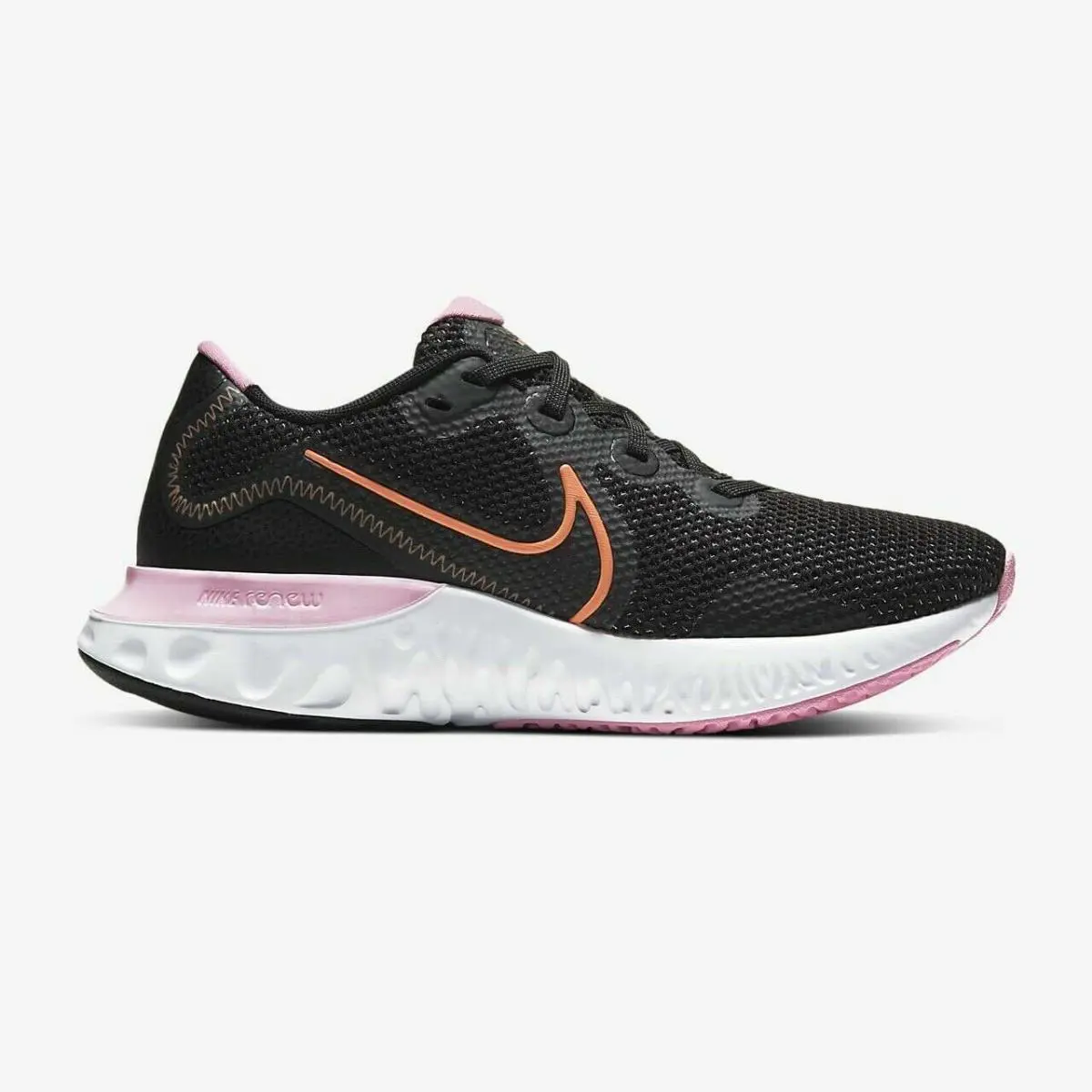 Nike shoes - Nike Renew Run - Renew Run - CK6360-001 - Black/Orange Pulse White Pink
