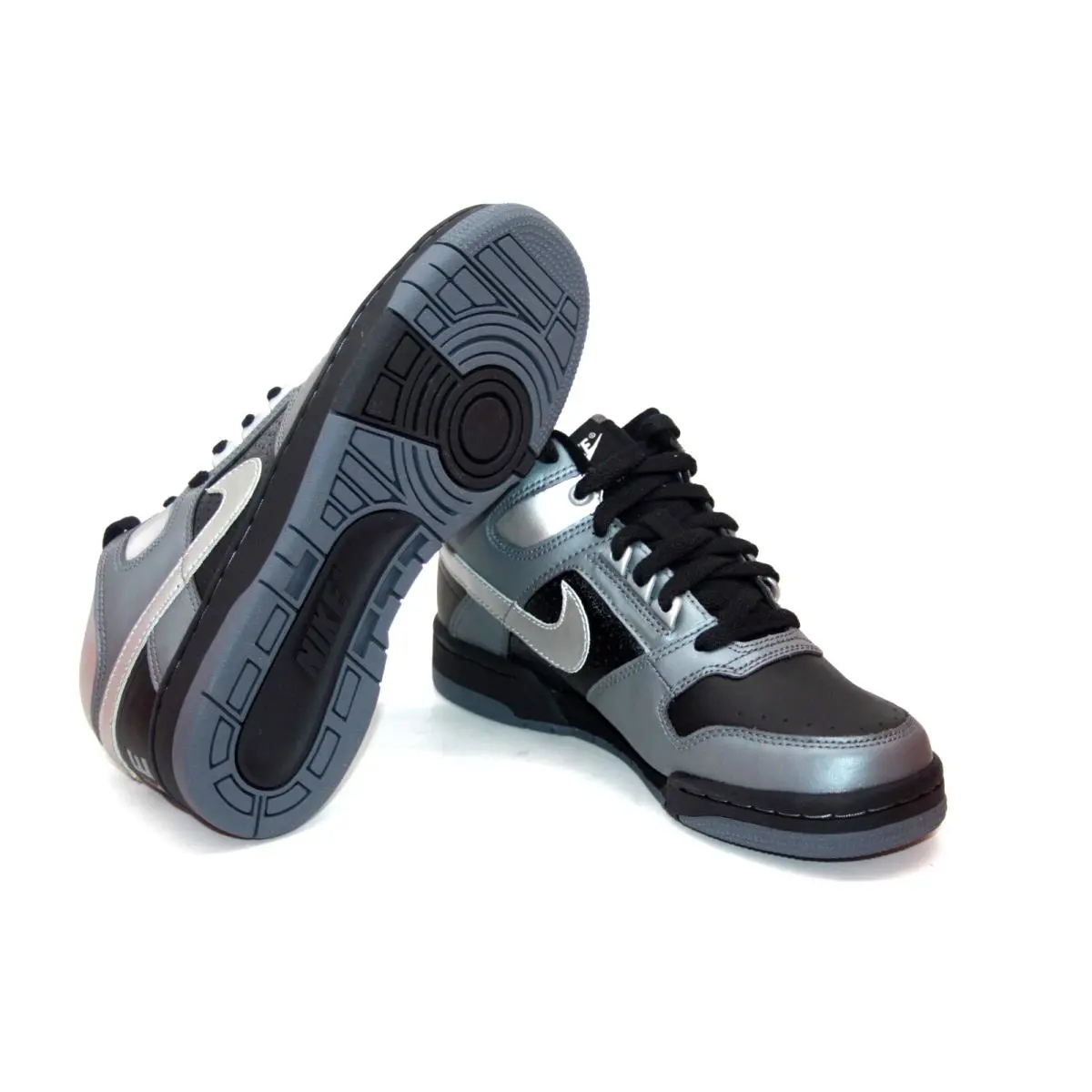 Nike shoes - NIKE DELTA FORCE 3/4 - DELTA FORCE - BLACK/METALLIC SILVER-FLNT GREY 15
