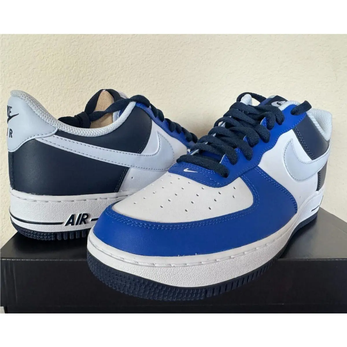Nike shoes - Nike Air Force 1 - Air Force - FQ8825-100 - White/Football Grey/Game Royal 4