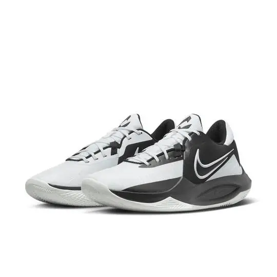Nike Precision 6 DD9535-007 Sneakers Men`s Black White Low Top Basketball Shoes