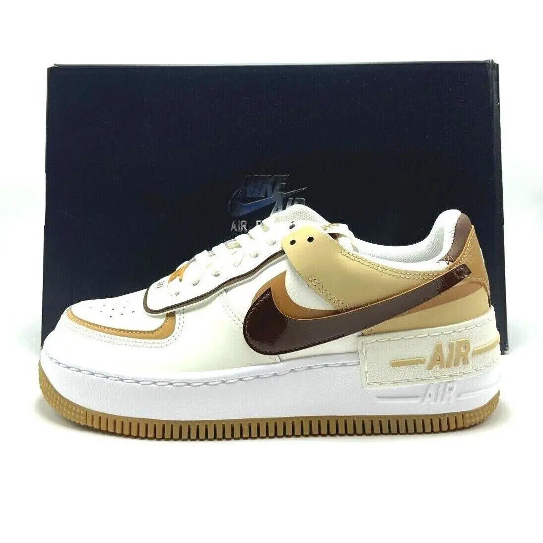Women Nike Air Force 1 Shadow Sail/cacao Wow-seasame DZ1847 106