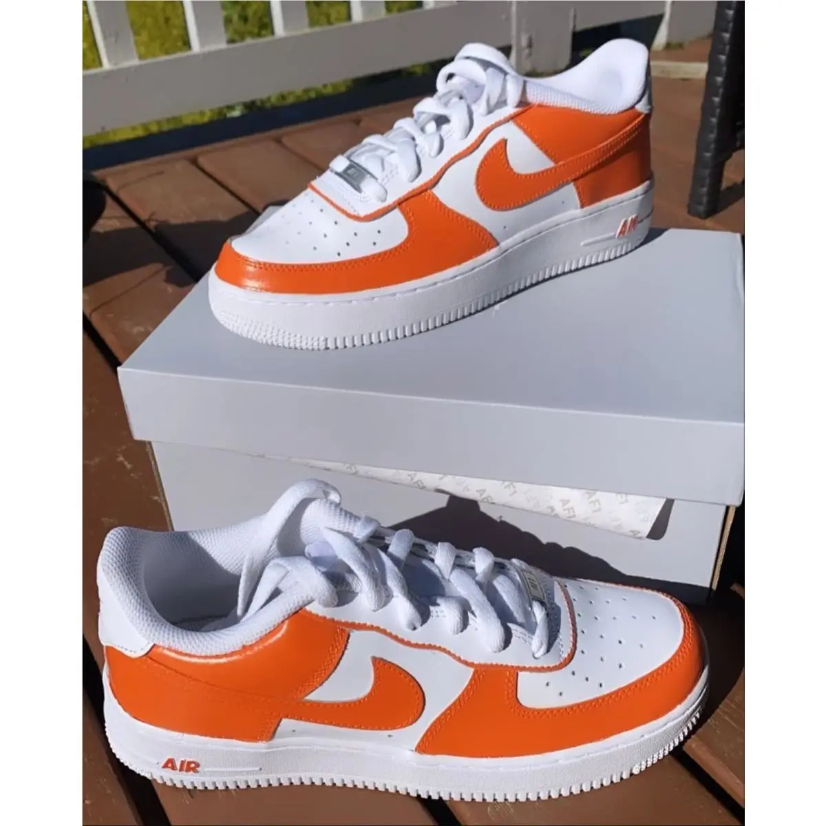 Nike shoes - Nike Air Force 1 - Air Force - CW2288-111 - Orange 17