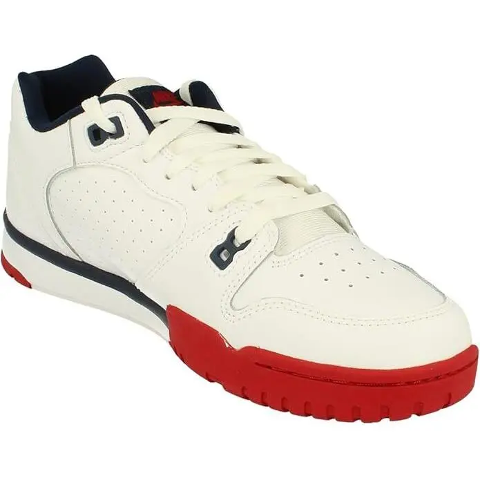 Nike shoes - White, Obsidian, Gym Red 3