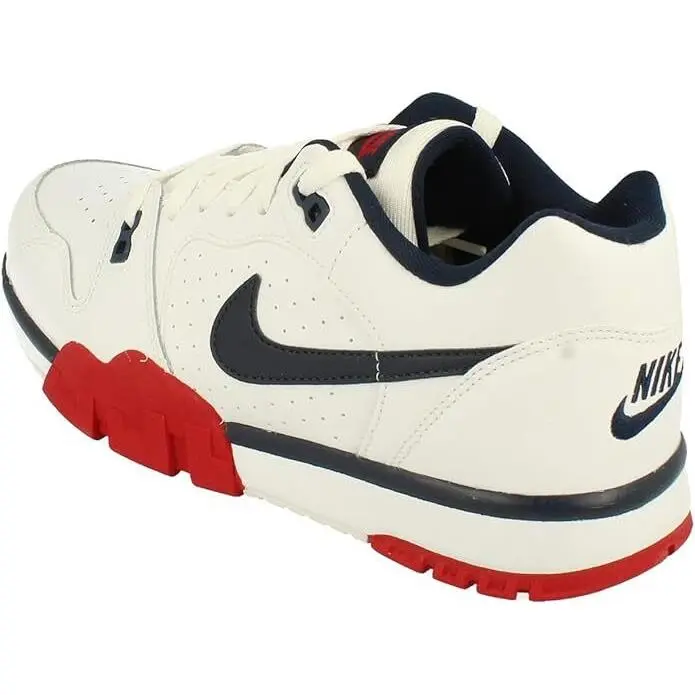 Nike shoes - White, Obsidian, Gym Red 7