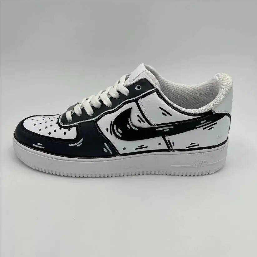 Nike shoes - Nike Air Force 1 - Air Force - CW2288-111 - White, Cartoon: Antracite 0