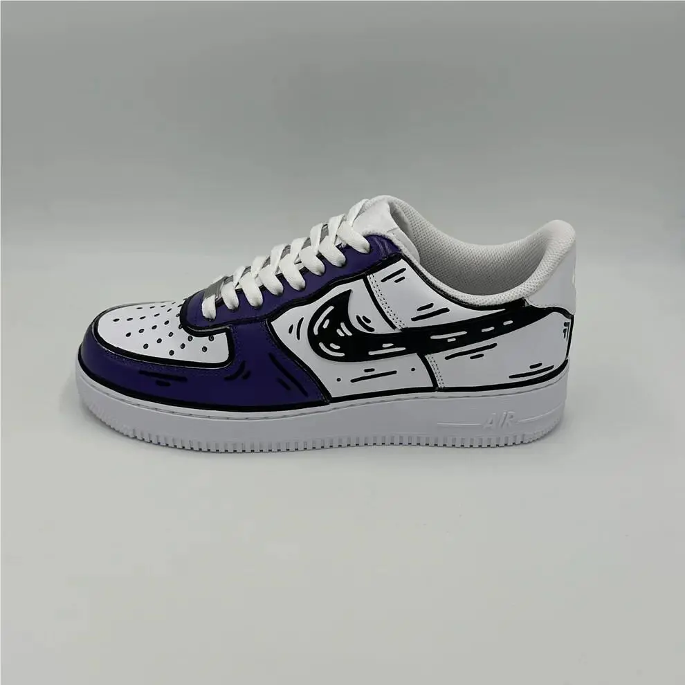 Nike shoes - Nike Air Force 1 - Air Force - CW2288-111 - White, Cartoon: Antracite 23