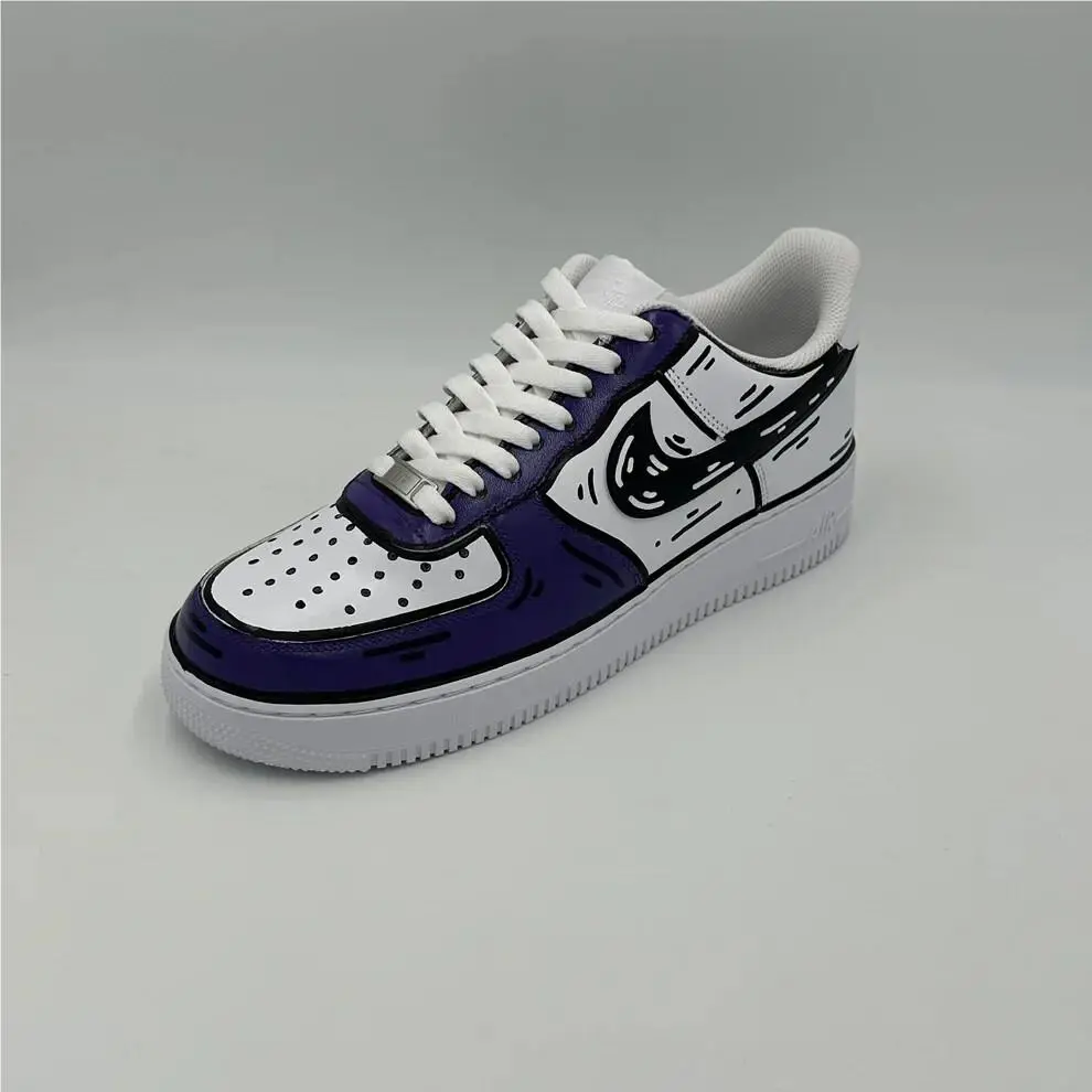 Nike shoes - Nike Air Force 1 - Air Force - CW2288-111 - White, Cartoon: Antracite 24