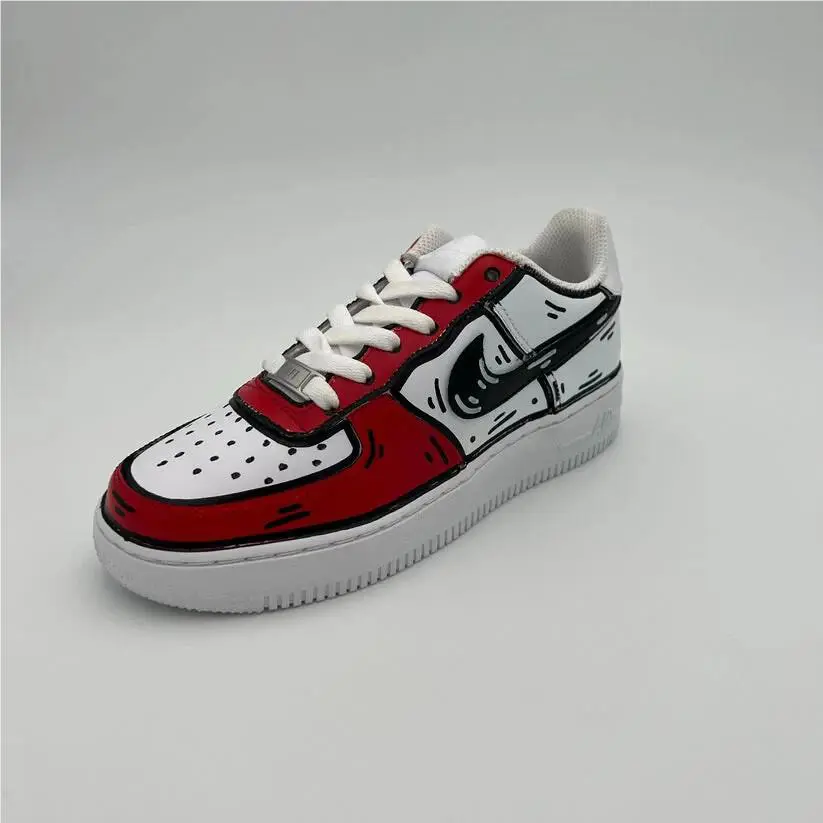 Nike shoes - Nike Air Force 1 - Air Force - CW2288-111 - White, Cartoon: Antracite 27