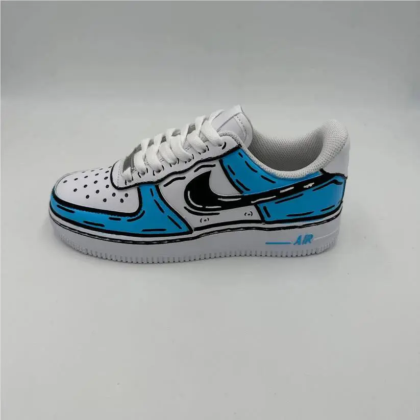 Nike shoes - Nike Air Force 1 - Air Force - CW2288-111 - White, Cartoon: Antracite 30