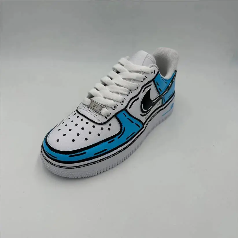 Nike shoes - Nike Air Force 1 - Air Force - CW2288-111 - White, Cartoon: Antracite 31
