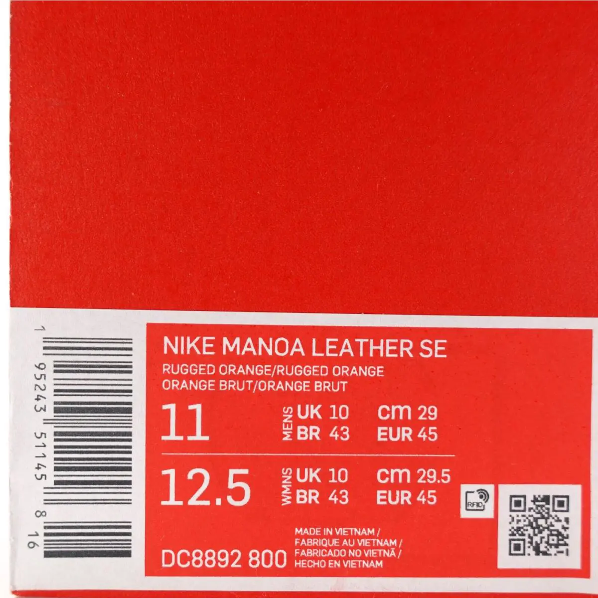 Nike shoes - Nike Manoa Leather - Manoa Leather - DC8892-800 - Rugged Orange 7