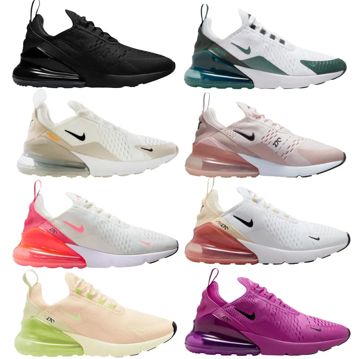 Nike shoes - Nike Air Max 270 - Air Max - White/Black 60