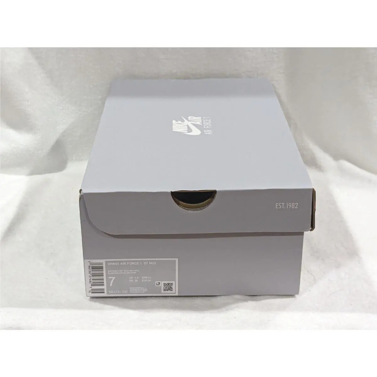 Nike shoes - Nike Air Foce 1 `07 Mid - DX3721-100 - White/Military Blue 11