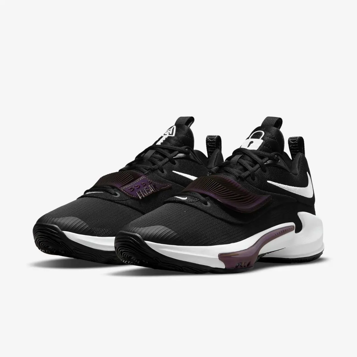 Nike shoes - Black, White, Purple 18