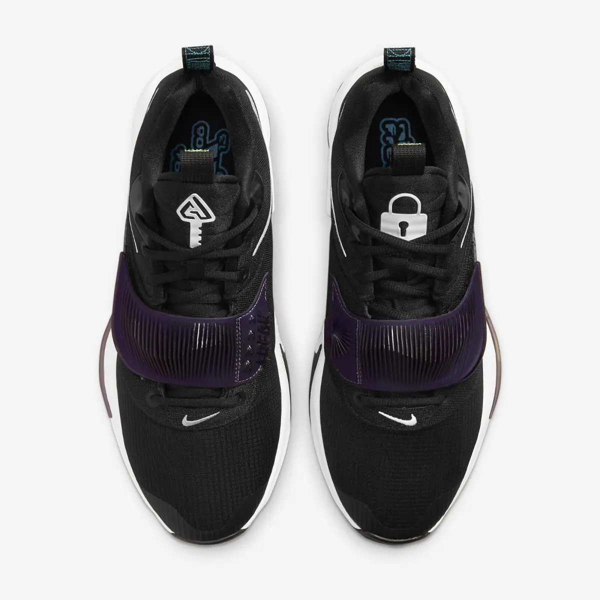 Nike shoes - Black, White, Purple 20