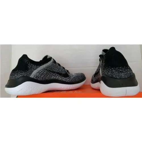Nike shoes - Nike Free RN Flyknit 2018 - 942839-101 - WHITE/BLACK, Manufacturer: 942839 101 5