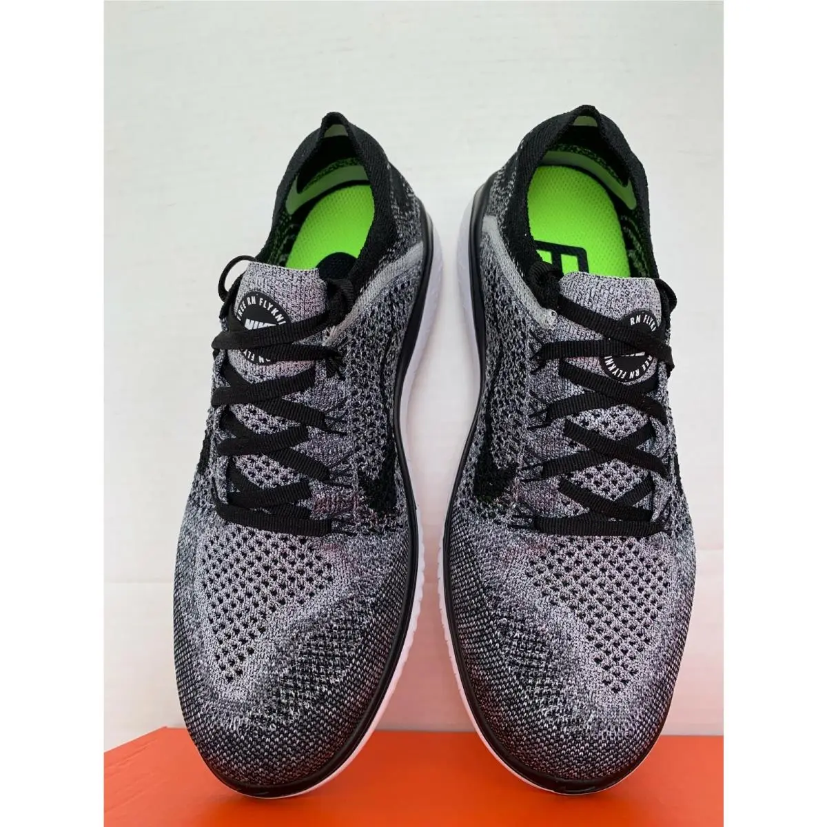 Nike shoes - Nike Free RN Flyknit 2018 - 942839-101 - WHITE/BLACK, Manufacturer: 942839 101 16