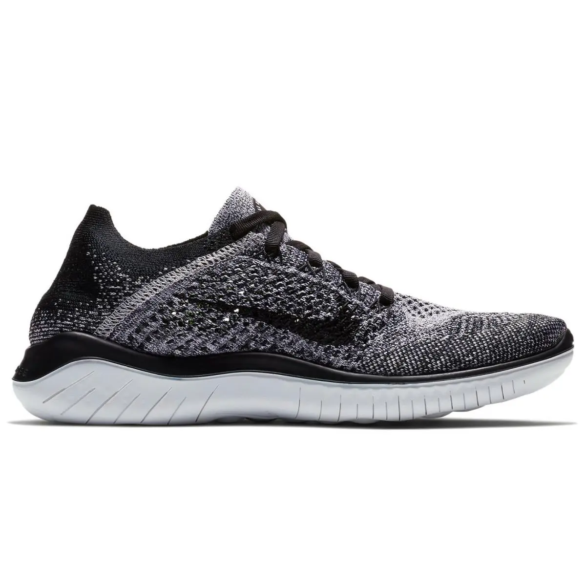 Nike shoes - Nike Free RN Flyknit 2018 - 942839-101 - White/Black/Volt 3