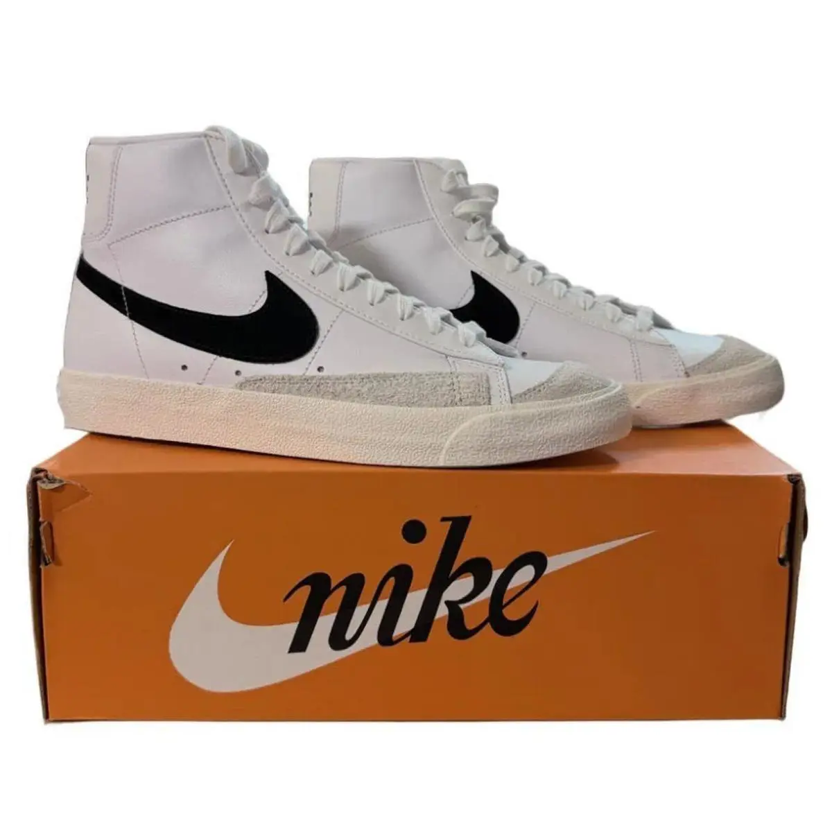 Nike shoes - Nike Blazer Mid `77 VNTG - BQ6806-100 - White/Black 3