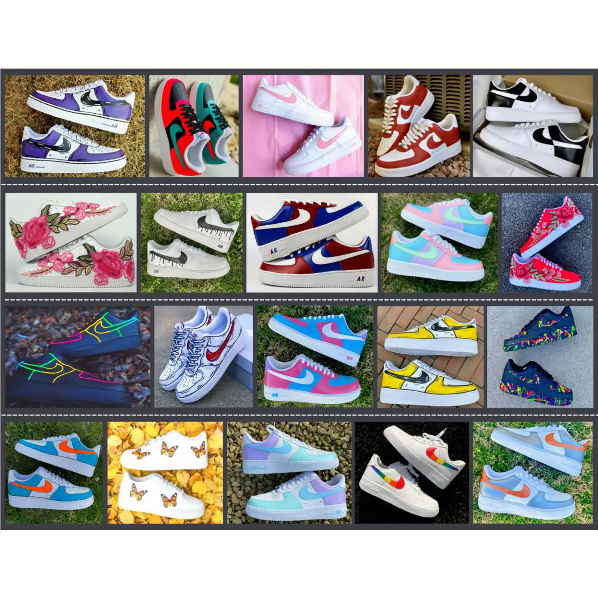 Nike shoes Air Force - Purple 14