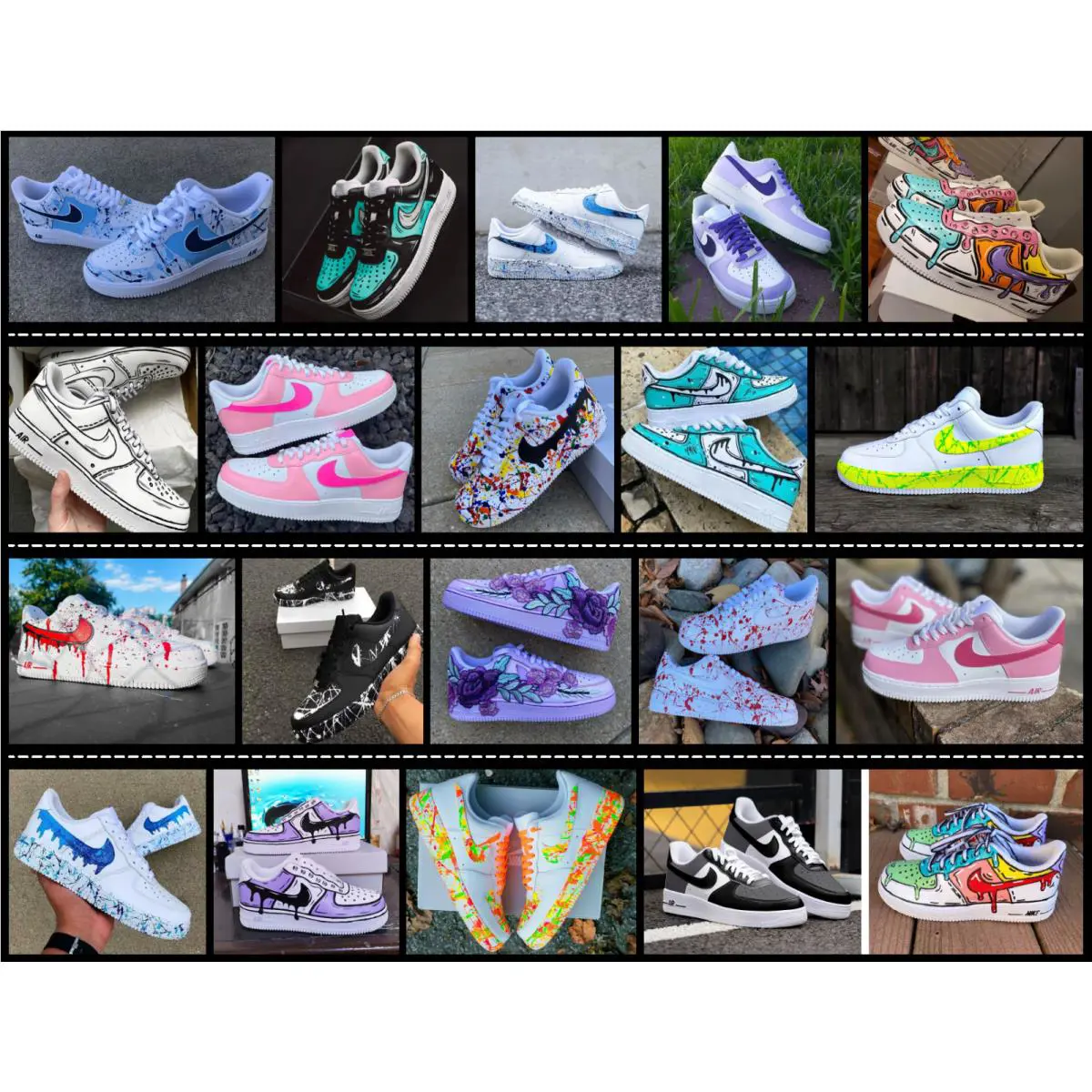 Nike shoes Air Force - Purple 2