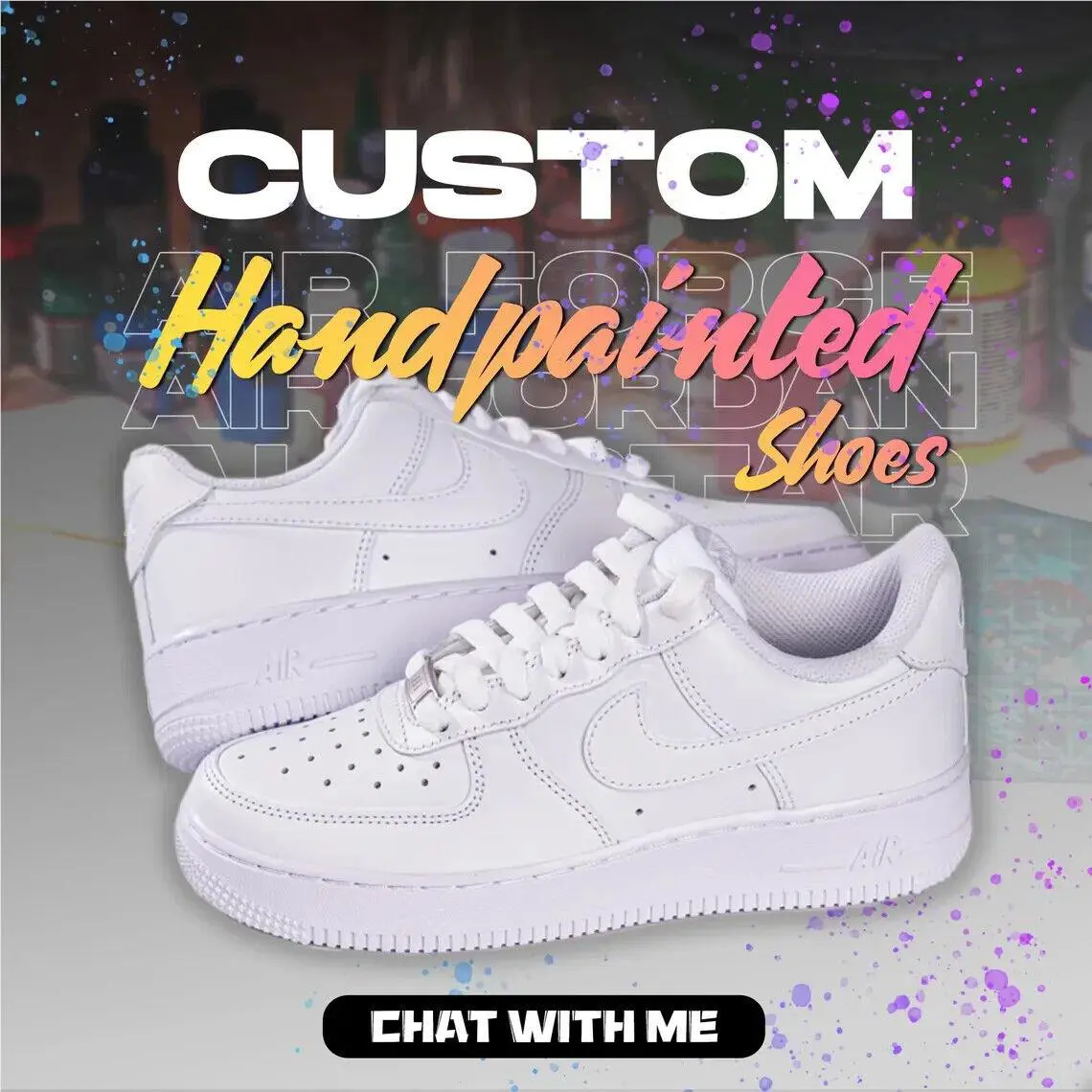 Nike shoes Air Force - Purple 5